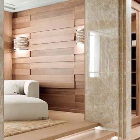 Customized wooden modern style Walk-in wardrobe