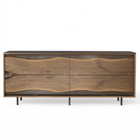 Credenza in noce massello