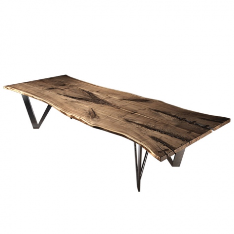 Vero Table in solid walnut or solid oak
