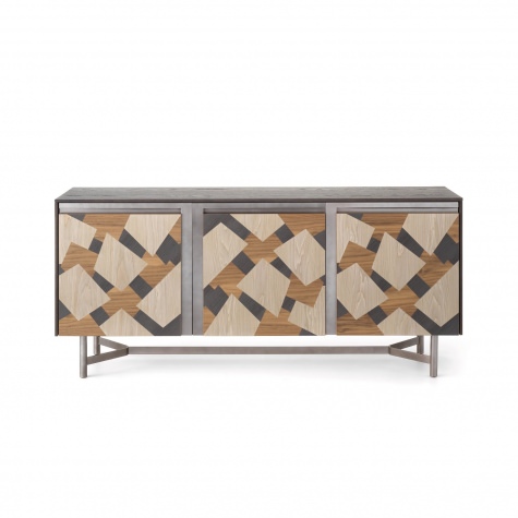 Credenza CLIK a tre ante con intarsio Credenza CLIK a tre ante con intarsio