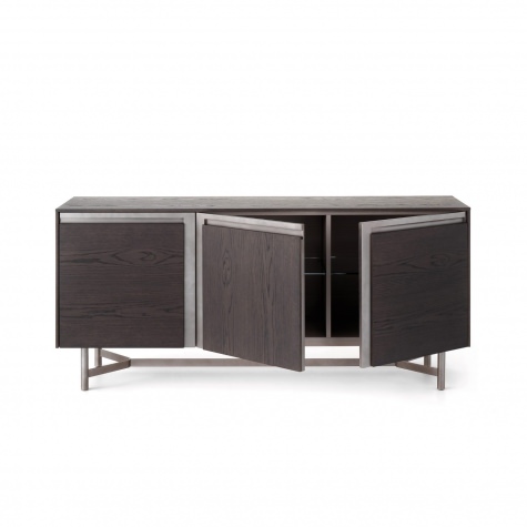 Credenza CLIK a tre ante con intarsio