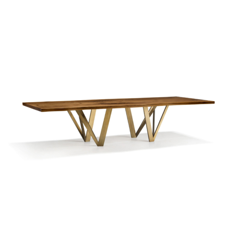 Vero Table with Prisma metal legs