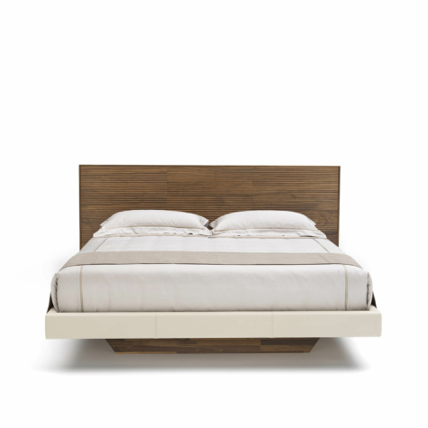 Модульная кровать Dynamic из древесины ореха