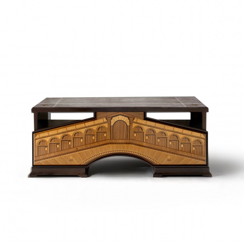 Scrivania in legno intarsiato Rialto Scrivania in legno intarsiato Rialto