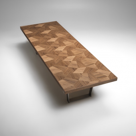 Frammenti rectangular table in solid walnut Frammenti rectangular table in solid walnut