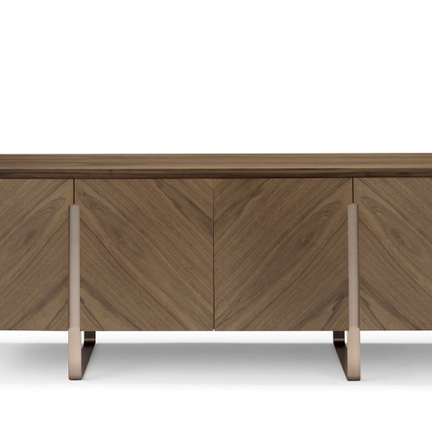 Credenza in noce massello