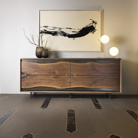 Credenza in noce massello